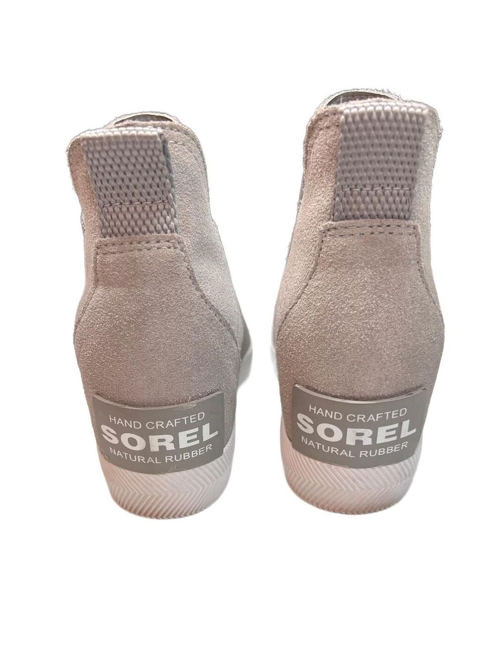 SOREL Out N About Slip-On Wedge Bootie Grey Suede Ankle Boots Women 5.5 Gorpcore - Picture 3 of 8